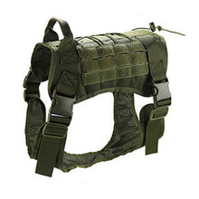 Load image into Gallery viewer, Dog Adjustable Vest Harness Set Outdoor Tactical Training Anti-shock Dog Harness For Medium Large Hunting Dog Pitbull Rottweiler