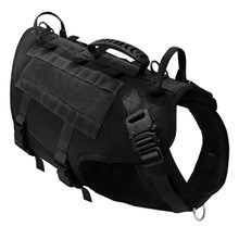 Load image into Gallery viewer, Tactical Dog Harness Military No Pull Pet Harness Vest For Medium Large Dogs Training Hiking Molle Dog Harness With Pouches
