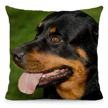 Load image into Gallery viewer, XUNYU Cute Rottweiler Dog Cushion Cover Animal Pillow Case Home Decoration Sofa Decor 45x45cm DWG031
