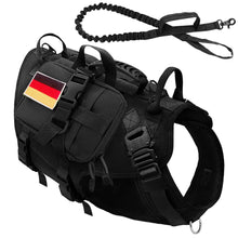 Load image into Gallery viewer, Tactical Dog Harness Military No Pull Pet Harness Vest For Medium Large Dogs Training Hiking Molle Dog Harness With Pouches
