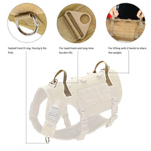 Load image into Gallery viewer, Tactical Dog Harness Leash Durable Military Dog Harness Vest MOLLE For Large Dogs erman Shepherd Training Harnesses With Pouches
