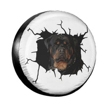 Load image into Gallery viewer, Cute Rottweiler Dog Spare Tire Cover Bag Pouch for Jeep Pajero Animal Dust-Proof Car Wheel Covers 14&quot; 15&quot; 16&quot; 17&quot; Inch
