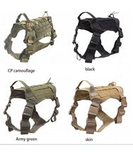 Load image into Gallery viewer, Tactical Dog Harness Military Training  Padded Quick Release Vest Pet Training Dog Harness For Set Small Medium Large Dogs
