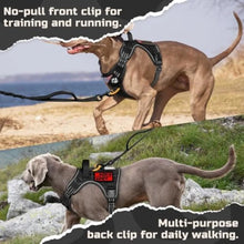 Load image into Gallery viewer, Tactical Dog Harness for Dogs, No Pull Military Service Vest with Handle and Molle, Easy Control for Training Walking, Adjustab
