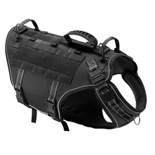 Load image into Gallery viewer, Tactical Dog Training Vest No Pull Military Harness Adjustable Dog Hiking Harness Working Vest For Medium Large Dogs
