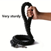 Load image into Gallery viewer, Rottie Braided Training Leash
