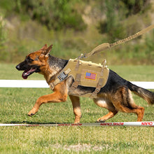 Load image into Gallery viewer, Tactical Dog Harness Leash Durable Military Dog Harness Vest MOLLE For Large Dogs erman Shepherd Training Harnesses With Pouches
