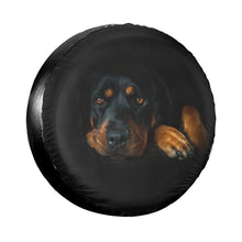 Load image into Gallery viewer, Cute Rottweiler Dog Spare Tire Cover Bag Pouch for Jeep Pajero Animal Dust-Proof Car Wheel Covers 14&quot; 15&quot; 16&quot; 17&quot; Inch
