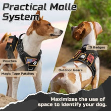 Load image into Gallery viewer, Tactical Dog Harness for Dogs, No Pull Military Service Vest with Handle and Molle, Easy Control for Training Walking, Adjustab
