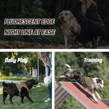 Load image into Gallery viewer, Tactical Dog Harness for Large Dogs No Pull Adjustable Reflective K9 Training Easy Control Pet Vest Military Service Army Yellow
