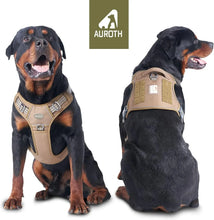 Load image into Gallery viewer, Tactical Dog Harness for Large Dogs No Pull Adjustable Reflective K9 Training Easy Control Pet Vest Military Service Army Yellow

