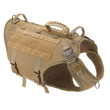 Load image into Gallery viewer, Tactical Dog Training Vest No Pull Military Harness Adjustable Dog Hiking Harness Working Vest For Medium Large Dogs

