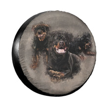 Load image into Gallery viewer, Cute Rottweiler Dog Spare Tire Cover Bag Pouch for Jeep Pajero Animal Dust-Proof Car Wheel Covers 14&quot; 15&quot; 16&quot; 17&quot; Inch
