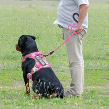 Load image into Gallery viewer, Heavy Duty Tactical Dog Harness for Large Dogs, Adjustable No-Pull Reflective Training Vest in Pink Camo
