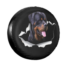 Load image into Gallery viewer, Cute Rottweiler Dog Spare Tire Cover Bag Pouch for Jeep Pajero Animal Dust-Proof Car Wheel Covers 14&quot; 15&quot; 16&quot; 17&quot; Inch
