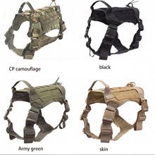 Load image into Gallery viewer, Tactical Dog Harness Military Training  Padded Quick Release Vest Pet Training Dog Harness For Set Small Medium Large Dogs
