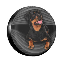 Load image into Gallery viewer, Cute Rottweiler Dog Spare Tire Cover Bag Pouch for Jeep Pajero Animal Dust-Proof Car Wheel Covers 14&quot; 15&quot; 16&quot; 17&quot; Inch
