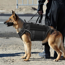 Load image into Gallery viewer, Tactical Dog Training Vest No Pull Military Harness Adjustable Dog Hiking Harness Working Vest For Medium Large Dogs
