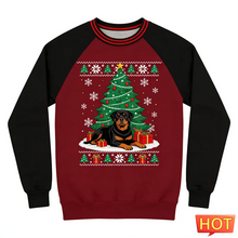 Load image into Gallery viewer, Funny Rottweiler Graphic Ugly Christmas Sweater Fashion Cute Dog 3D Printed Xmas Sweatshirts Casual Oversized Unisex Pullovers
