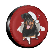 Load image into Gallery viewer, Cute Rottweiler Dog Spare Tire Cover Bag Pouch for Jeep Pajero Animal Dust-Proof Car Wheel Covers 14&quot; 15&quot; 16&quot; 17&quot; Inch
