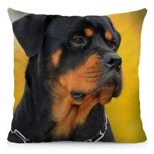 Load image into Gallery viewer, XUNYU Cute Rottweiler Dog Cushion Cover Animal Pillow Case Home Decoration Sofa Decor 45x45cm DWG031
