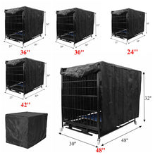 Load image into Gallery viewer, Dog Kennel House Cover Waterproof Dust-proof Durable Oxford Dog Cage Cover Foldable Washable Outdoor Pet Kennel Crate Cover
