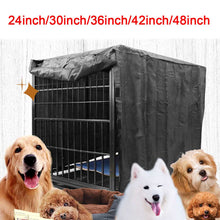 Load image into Gallery viewer, Dog Kennel House Cover Waterproof Dust-proof Durable Oxford Dog Cage Cover Foldable Washable Outdoor Pet Kennel Crate Cover
