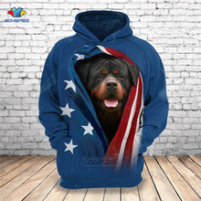 Load image into Gallery viewer, 2020 Men Sweatshirt German Shepherd Pug Poodle Doberman French Bulldog Shih tzu Pomeranian Rottweiler 3D Pets Print Hoodies E48
