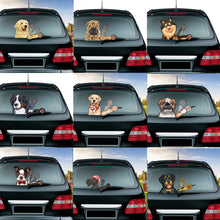 Load image into Gallery viewer, A Fierce Rottweiler Dog Removable Car Waving Wiper Rear Window Wiper Stickers Rear Windshield Car Sticker Car Styling Decoration
