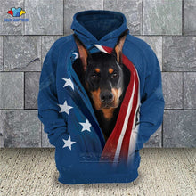 Load image into Gallery viewer, 2020 Men Sweatshirt German Shepherd Pug Poodle Doberman French Bulldog Shih tzu Pomeranian Rottweiler 3D Pets Print Hoodies E48
