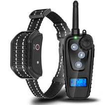 Load image into Gallery viewer, Waterproof Rechargeable Electric Shock Collar Dog Training Collars Remote Control Pet  bite Trainer No Bark stop device aids
