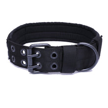 Load image into Gallery viewer, 1PC Military Tactical Adjustable Dog Training Collar Nylon Leash Metal Buckle M-XL
