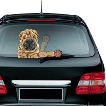 Load image into Gallery viewer, A Fierce Rottweiler Dog Removable Car Waving Wiper Rear Window Wiper Stickers Rear Windshield Car Sticker Car Styling Decoration
