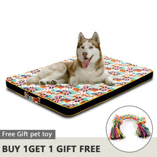 Load image into Gallery viewer, Large Dog Bed Mat Memory Foam Breathable Dog Beds Oxford Bottom Orthopedic Mattress Beds For Small Medium Large Pet
