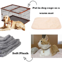 Load image into Gallery viewer, Soft Luxury Fluffy Dog Beds for Large Dogs Pet Beds for Dogs Cats Tapete Blanket Mat Bed for Dogs Crate Floor Cushion Dog Bed
