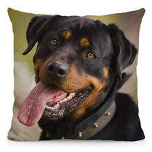 Load image into Gallery viewer, XUNYU Cute Rottweiler Dog Cushion Cover Animal Pillow Case Home Decoration Sofa Decor 45x45cm DWG031
