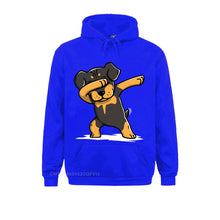 Load image into Gallery viewer, Men Hoodie Dabbing Rottweiler Funny Novelty Percent Cotton Rottie Dog Dance Dabbin Dab Women New Oversized
