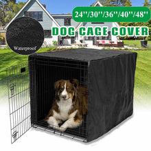 Load image into Gallery viewer, Dog Kennel House Cover Waterproof Dust-proof Durable Oxford Dog Cage Cover Foldable Washable Outdoor Pet Kennel Crate Cover
