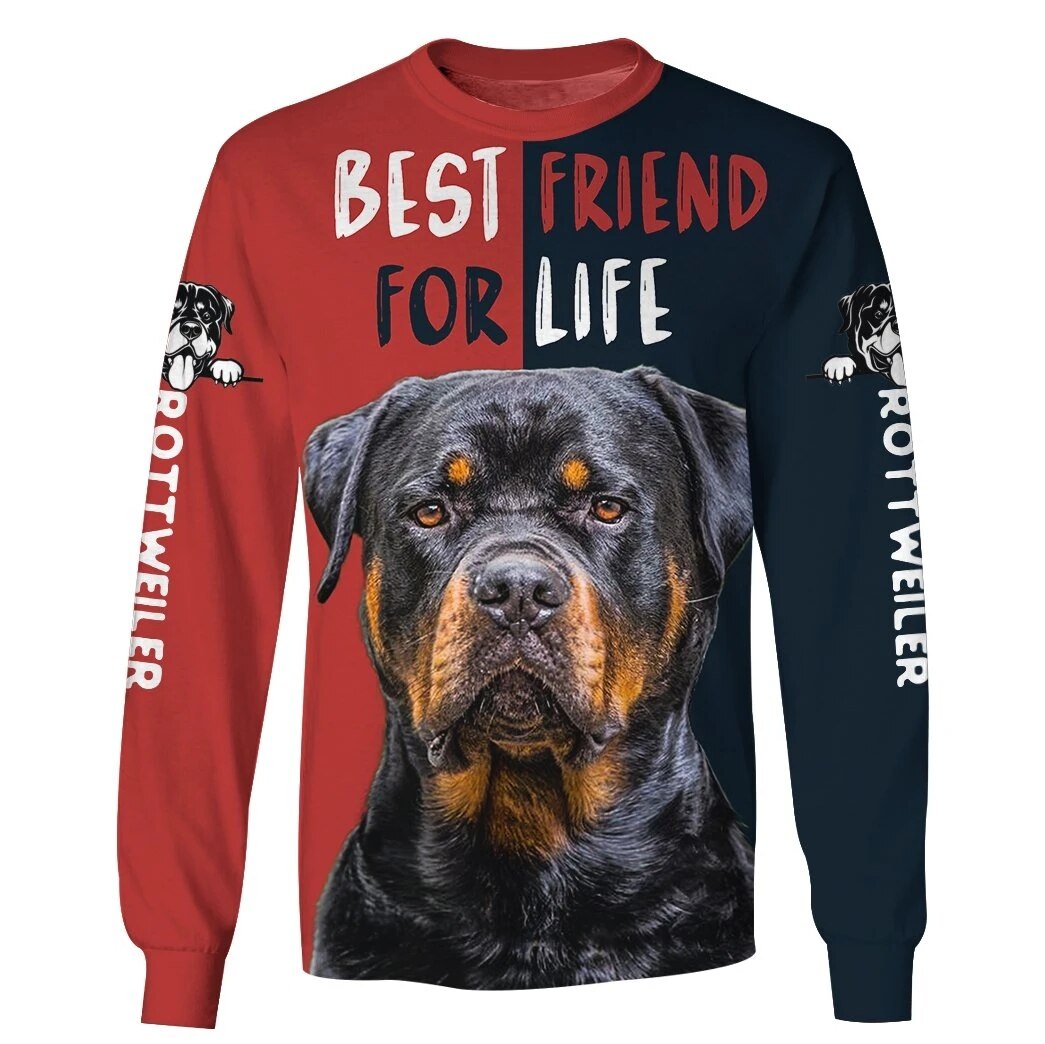 Love Rottweiler Dog 3D Printing Fashion Mens Hoodie Streetwear Pullover Autumn Sweatshirt Unisex Casual Jacket Tracksuit DW680