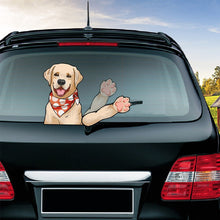 Load image into Gallery viewer, A Fierce Rottweiler Dog Removable Car Waving Wiper Rear Window Wiper Stickers Rear Windshield Car Sticker Car Styling Decoration
