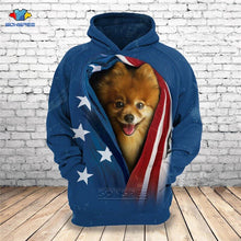 Load image into Gallery viewer, 2020 Men Sweatshirt German Shepherd Pug Poodle Doberman French Bulldog Shih tzu Pomeranian Rottweiler 3D Pets Print Hoodies E48
