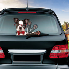 Load image into Gallery viewer, A Fierce Rottweiler Dog Removable Car Waving Wiper Rear Window Wiper Stickers Rear Windshield Car Sticker Car Styling Decoration
