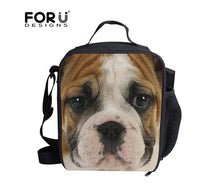 Load image into Gallery viewer, FORUDESIGNS Bento Lunch Box Picnic Bag Children 3D Pet Dog Rottweiler Lunch Bag Kids Food Container School Meal Package Lunchbox
