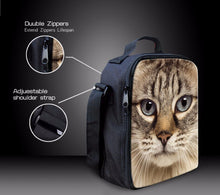 Load image into Gallery viewer, FORUDESIGNS Bento Lunch Box Picnic Bag Children 3D Pet Dog Rottweiler Lunch Bag Kids Food Container School Meal Package Lunchbox
