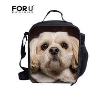 Load image into Gallery viewer, FORUDESIGNS Bento Lunch Box Picnic Bag Children 3D Pet Dog Rottweiler Lunch Bag Kids Food Container School Meal Package Lunchbox
