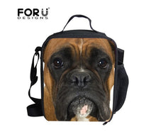 Load image into Gallery viewer, FORUDESIGNS Bento Lunch Box Picnic Bag Children 3D Pet Dog Rottweiler Lunch Bag Kids Food Container School Meal Package Lunchbox
