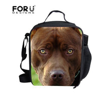 Load image into Gallery viewer, FORUDESIGNS Bento Lunch Box Picnic Bag Children 3D Pet Dog Rottweiler Lunch Bag Kids Food Container School Meal Package Lunchbox
