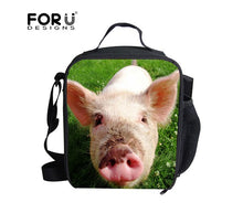 Load image into Gallery viewer, FORUDESIGNS Bento Lunch Box Picnic Bag Children 3D Pet Dog Rottweiler Lunch Bag Kids Food Container School Meal Package Lunchbox
