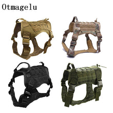 Load image into Gallery viewer, Nylon Pet Dog Vest Harness Sets Outdoor Tactical Training Dog Clothes For Medium Big Hunting Dog Pitbull Bull Terrier Rottweiler
