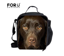 Load image into Gallery viewer, FORUDESIGNS Bento Lunch Box Picnic Bag Children 3D Pet Dog Rottweiler Lunch Bag Kids Food Container School Meal Package Lunchbox
